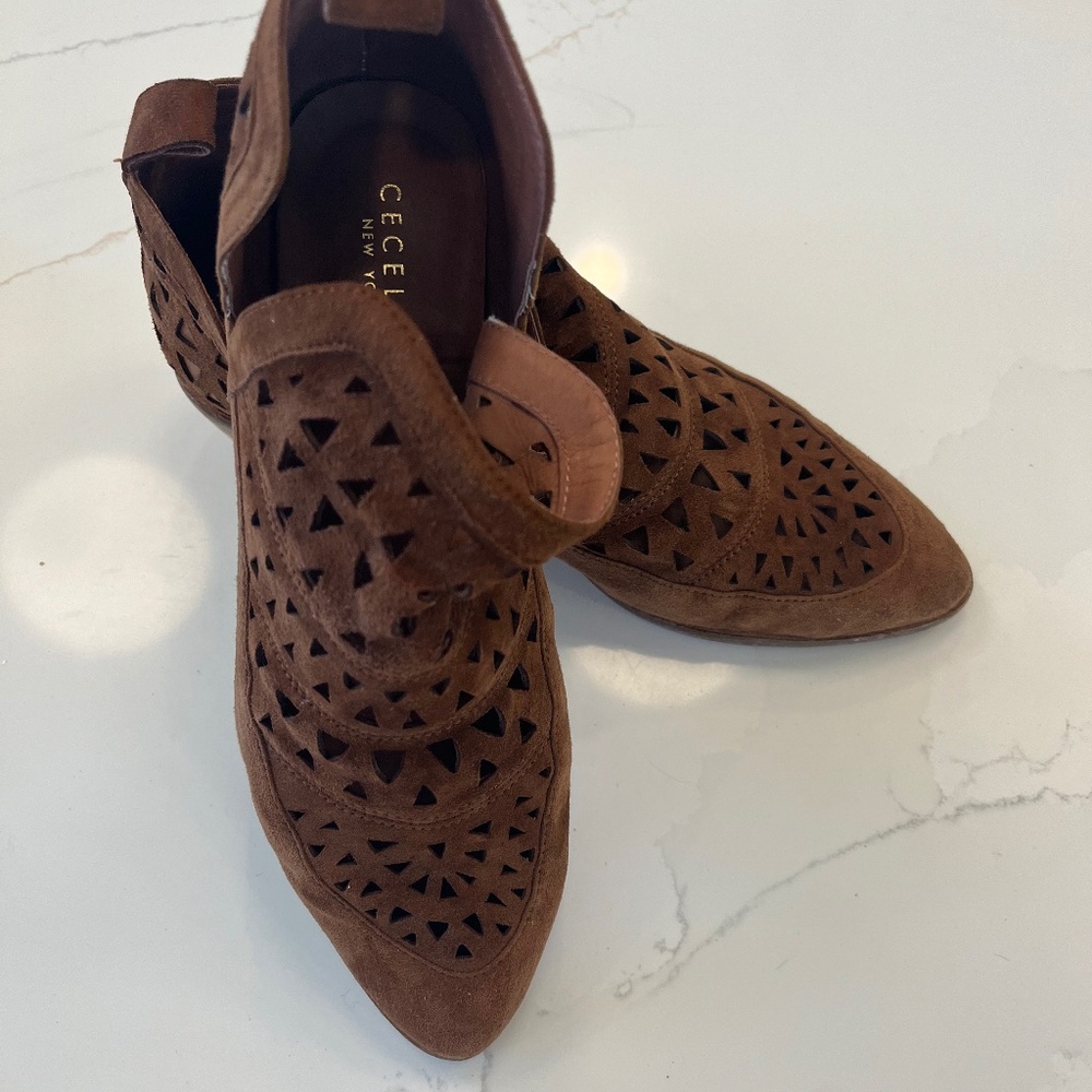 Cecelia New York Catherine chestnut Brown bootie